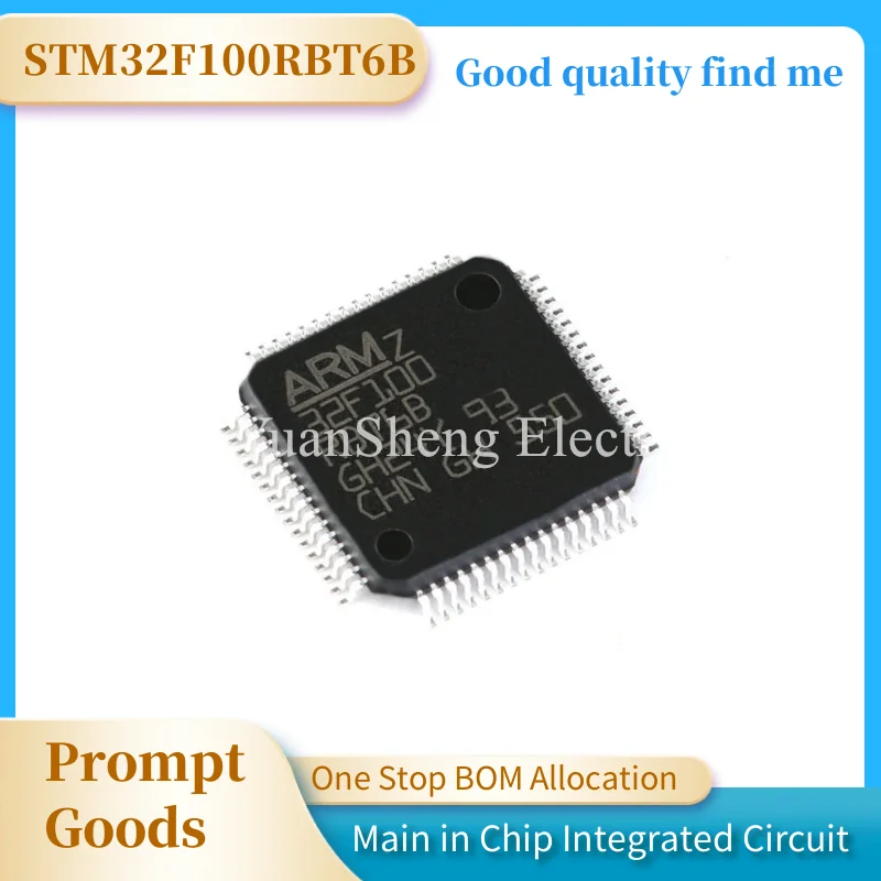 STM32F100RBT6B посылка LQFP64 новый оригинальный аутентичный микроконтроллер IC chip
STM32F100RBT6B посылка LQFP64 новый оригинальный аутентичный микроконтроллер IC chip