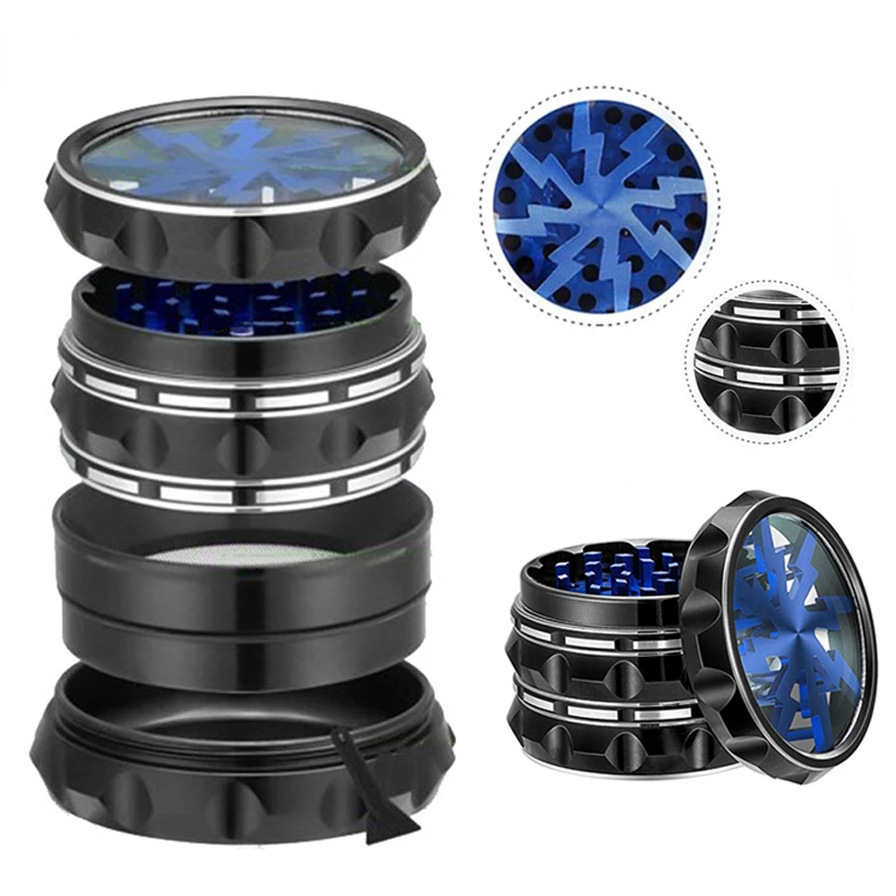 Metal Grinder 4-layer Weed Cigarette Accessories Flat Tooth Cigarette Crusher Tobacco Herbal Herb Grinder
Metal Grinder 4-layer Weed Cigarette Accessories Flat Tooth Cigarette Crusher Tobacco Herbal Herb Grinder