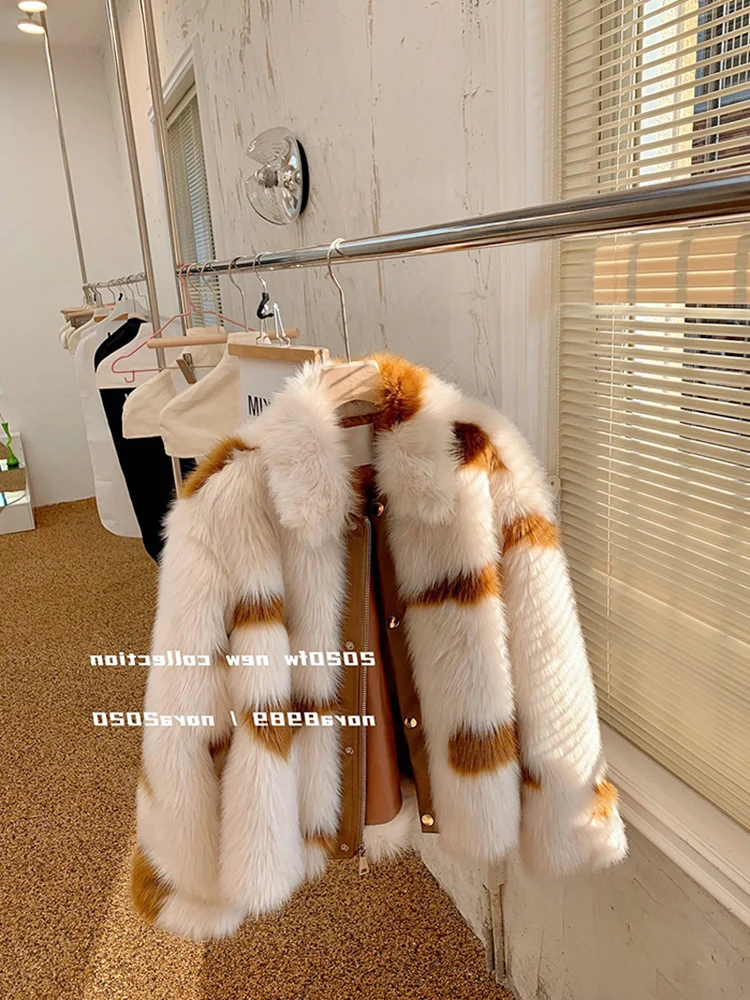 Autumn and Winter New Retro Fur Integrated Waterproof Mink Overcoat Women's Short Plush Fur Coat
Autumn and Winter New Retro Fur Integrated Waterproof Mink Overcoat Women's Short Plush Fur Coat