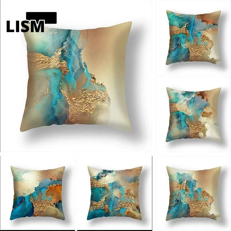 Abstract Marble Cushion Cover Quicksand Gold Blue Foil Lines Pattern Sofa Seat Back Home Living Room Decor Square Pillow Case
Abstract Marble Cushion Cover Quicksand Gold Blue Foil Lines Pattern Sofa Seat Back Home Living Room Decor Square Pillow Case