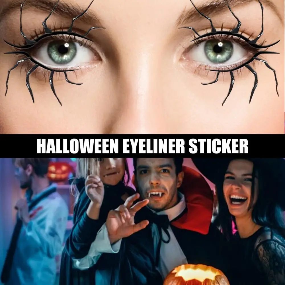 Beautiful Nice-looking Disposable Terror Black Halloween Makeup Decal for Stage Makeup Patch Eyeliner Sticker
Beautiful Nice-looking Disposable Terror Black Halloween Makeup Decal for Stage Makeup Patch Eyeliner Sticker