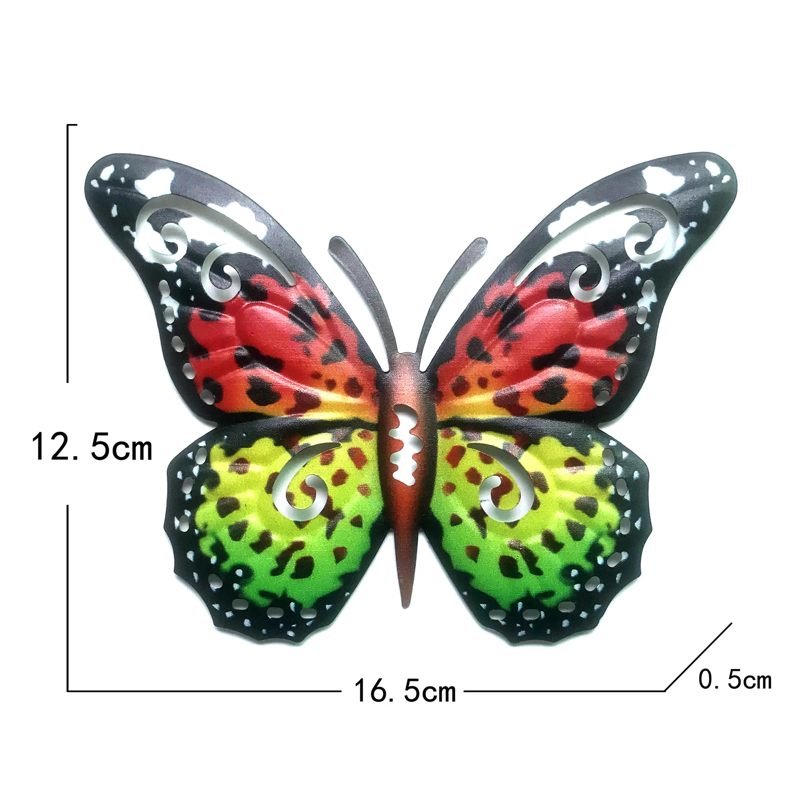 4 Pcs Metal Butterfly 3D Wall Artwork Garden Exterior Decoration 16.5*12.5cm Room Art Crafts Ornament For Outdoor/indoor Hanging
4 Pcs Metal Butterfly 3D Wall Artwork Garden Exterior Decoration 16.5*12.5cm Room Art Crafts Ornament For Outdoor/indoor Hanging