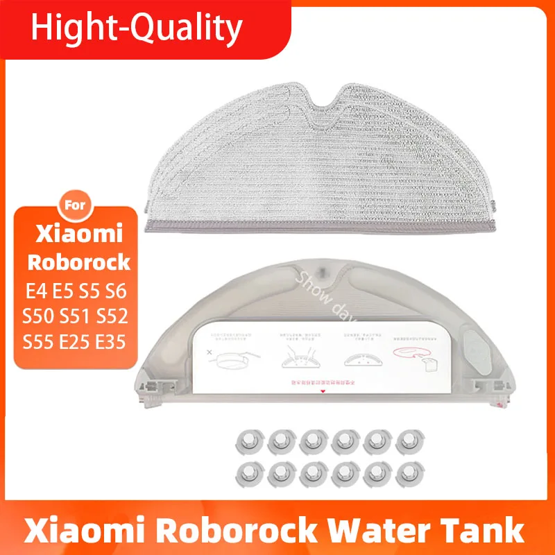 Mopping Cloth Dry Water Tank mop & Water Tank Filter Vacuum Cleaner Parts Kits For Xiaomi Roborock S50 S51 S52 xiaowa
Mopping Cloth Dry Water Tank mop & Water Tank Filter Vacuum Cleaner Parts Kits For Xiaomi Roborock S50 S51 S52 xiaowa