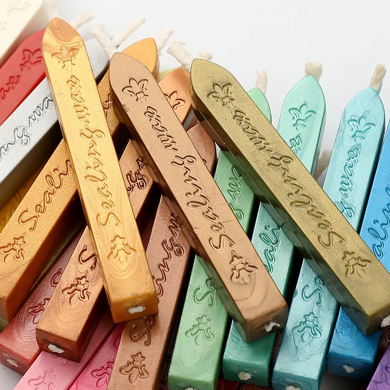 Antique Sealing Wax Sticks with Wick for Postage Letter Retro Vintage Wax Seal Stamp
Antique Sealing Wax Sticks with Wick for Postage Letter Retro Vintage Wax Seal Stamp