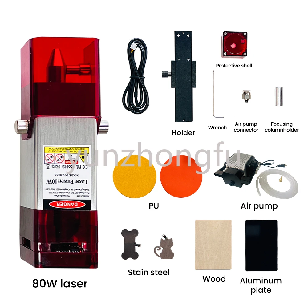 High Power Diode Blue Purple Laser for Laser Engraver Printer Marking Machine 445nm 12V/24V Air assist 80w Laser
High Power Diode Blue Purple Laser for Laser Engraver Printer Marking Machine 445nm 12V/24V Air assist 80w Laser