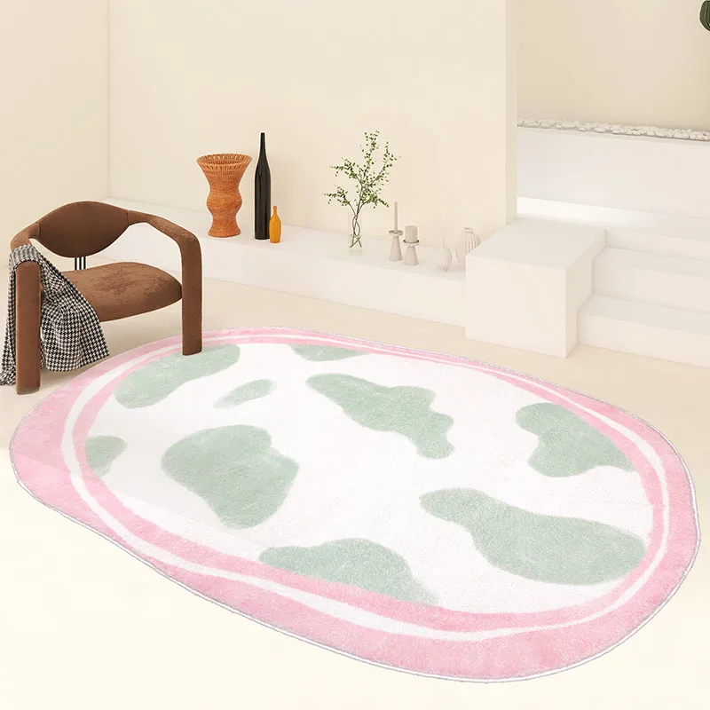 Fashion Art Bedroom Irregular Plaid Carpet Large Size Living Room Decorative Rug Pink Girl Children'S Room Non-Slip Floor Mat
Fashion Art Bedroom Irregular Plaid Carpet Large Size Living Room Decorative Rug Pink Girl Children'S Room Non-Slip Floor Mat