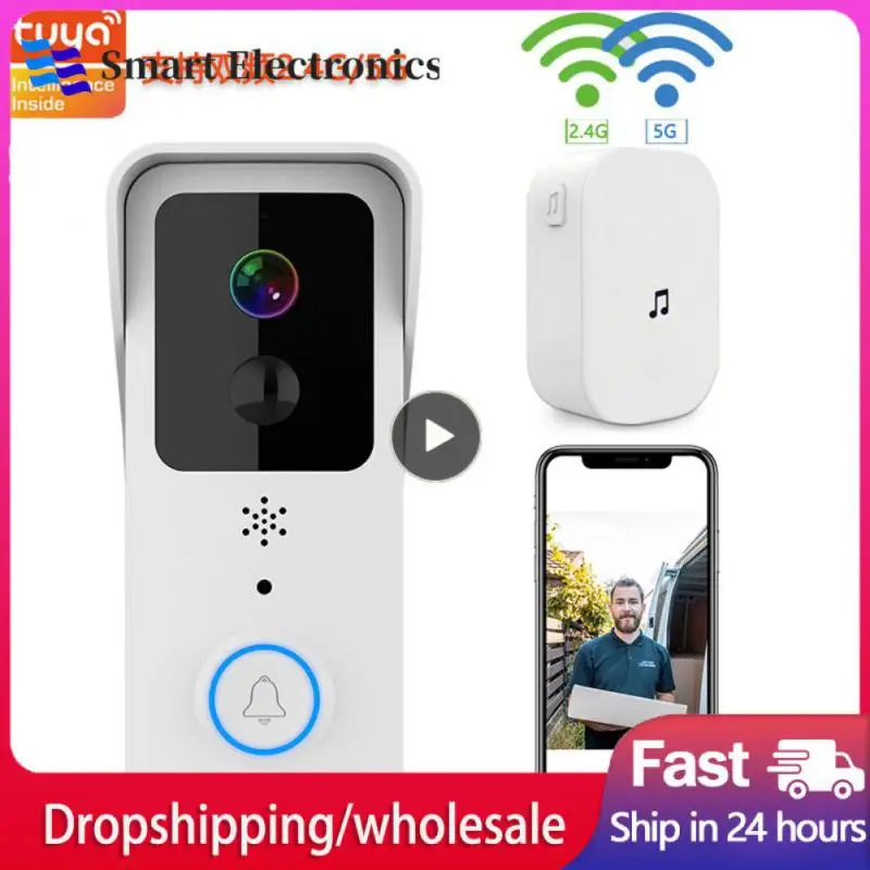 Tuya Ip Camera Wireless Us Eu Uk Smart Video Doorbel Two-way Video Intercom Wifi Door Bell Pir Motion Detection
Tuya Ip Camera Wireless Us Eu Uk Smart Video Doorbel Two-way Video Intercom Wifi Door Bell Pir Motion Detection