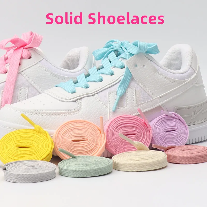 1Pair Flat Shoelaces for Sneakers Canvas Shoe laces Women Men Black White Shoelace Solid Classic for Shoes Running Sport Strings
1Pair Flat Shoelaces for Sneakers Canvas Shoe laces Women Men Black White Shoelace Solid Classic for Shoes Running Sport Strings