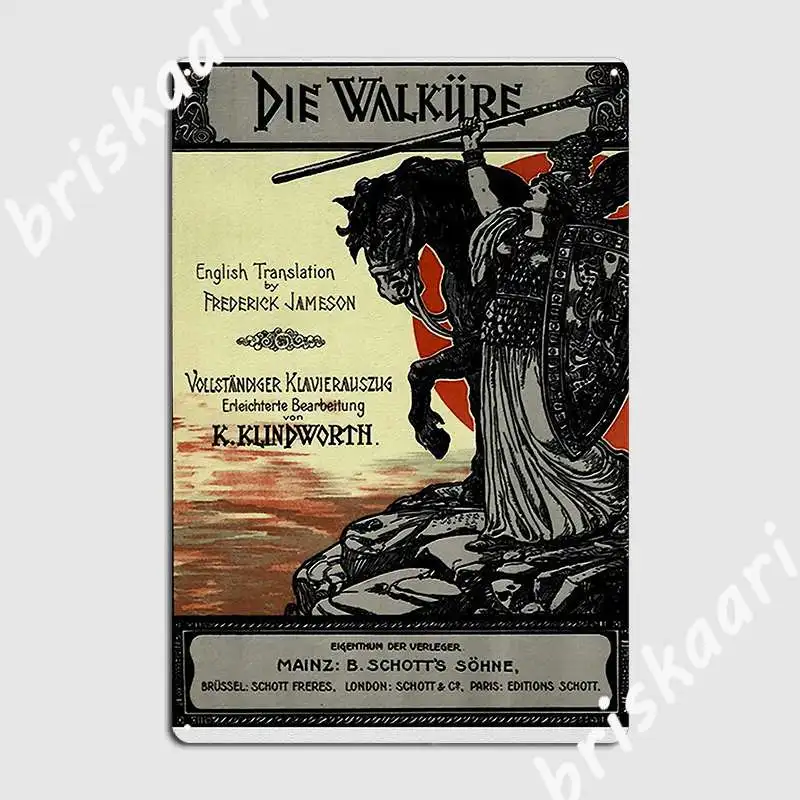 ВИНТАЖНЫЙ ПЛАКАТ Вагнер S Opera Die Walk 1899 металлический знак клубный паб гараж персонализированный Настенный декор жестяной плакат
ВИНТАЖНЫЙ ПЛАКАТ Вагнер S Opera Die Walk 1899 металлический знак клубный паб гараж персонализированный Настенный декор жестяной плакат