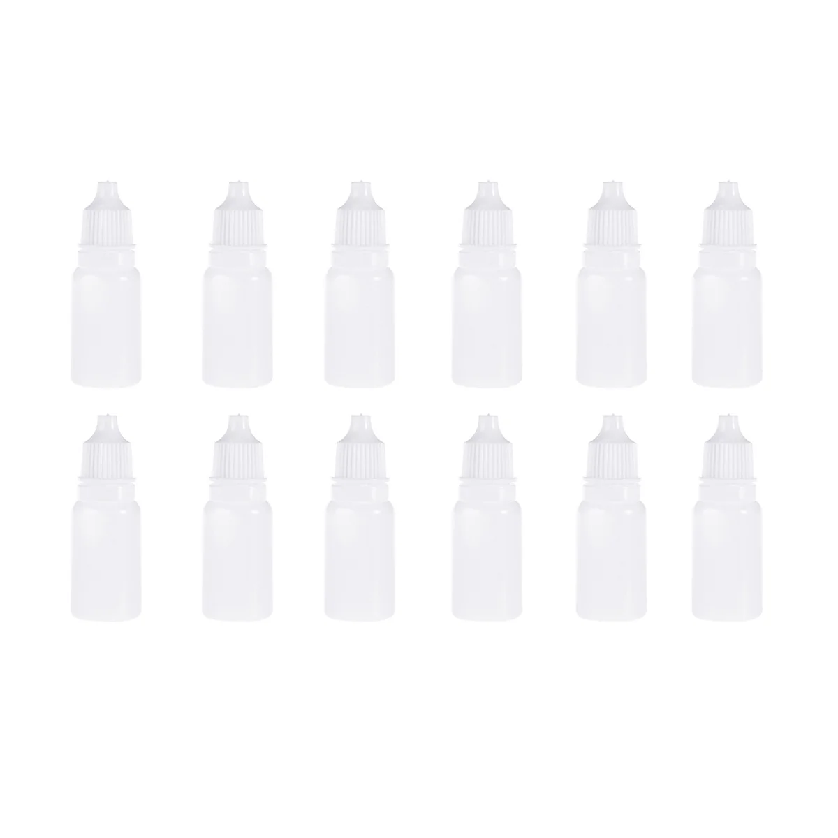 

12Pcs 10ml Empty Plastic Squeezable Dropper Bottles Eye Liquid Dropper Dropping Bottles