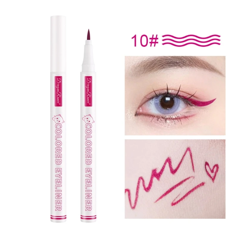 Matte Liquid Colored Eyeliner Colorful Eye Liner Pencil Quick Dry Eye Makeup Pen K3NE
Matte Liquid Colored Eyeliner Colorful Eye Liner Pencil Quick Dry Eye Makeup Pen K3NE