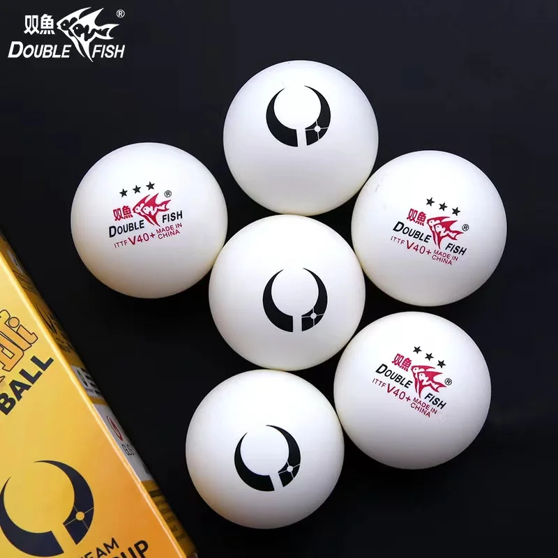 Double Fish Table Tennis Ball Team World Cup 3-star D40+ ABS Material Plastic Ping Pong Balls
Double Fish Table Tennis Ball Team World Cup 3-star D40+ ABS Material Plastic Ping Pong Balls