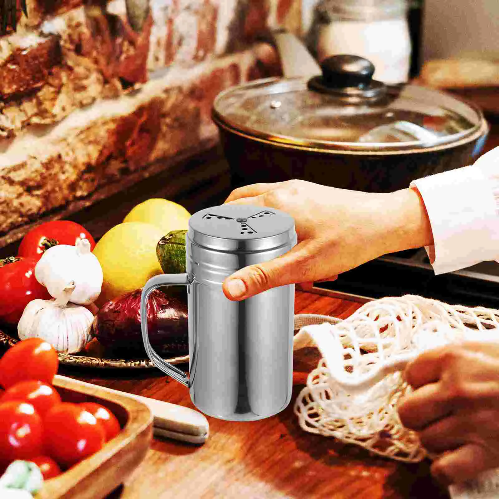 Pepper Shaker Salt Condiment Seasoning Stainless Steel Barbecue Organizers Shakers Jar
Pepper Shaker Salt Condiment Seasoning Stainless Steel Barbecue Organizers Shakers Jar