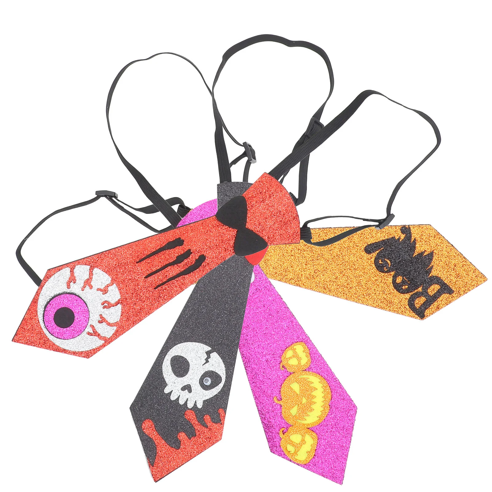 4pcs Creative Halloween Necktie Cosplay Costume Halloween Party Neck Tie Photo Prop
4pcs Creative Halloween Necktie Cosplay Costume Halloween Party Neck Tie Photo Prop