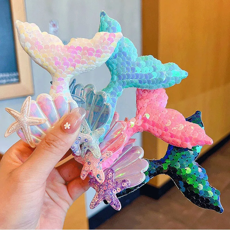 Mermaid Tail Hairpin Cute Cartoon Seashell Starfish Headband Under The Sea Happy Birthday Party Decor Girl Headdress Hair Clips
Mermaid Tail Hairpin Cute Cartoon Seashell Starfish Headband Under The Sea Happy Birthday Party Decor Girl Headdress Hair Clips