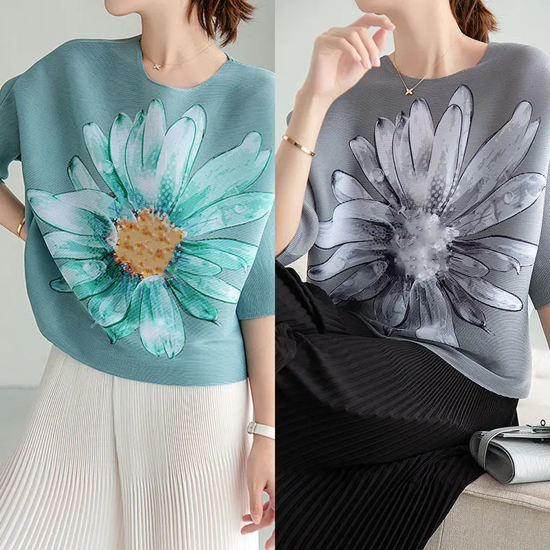 Модный темпераментный Свободный Повседневный Топ VANOVICH с плиссированным принтом и круглым вырезом, Новинка лета 2022, Женский пуловер, коротк...
Модный темпераментный Свободный Повседневный Топ VANOVICH с плиссированным принтом и круглым вырезом, Новинка лета 2022, Женский пуловер, коротк...