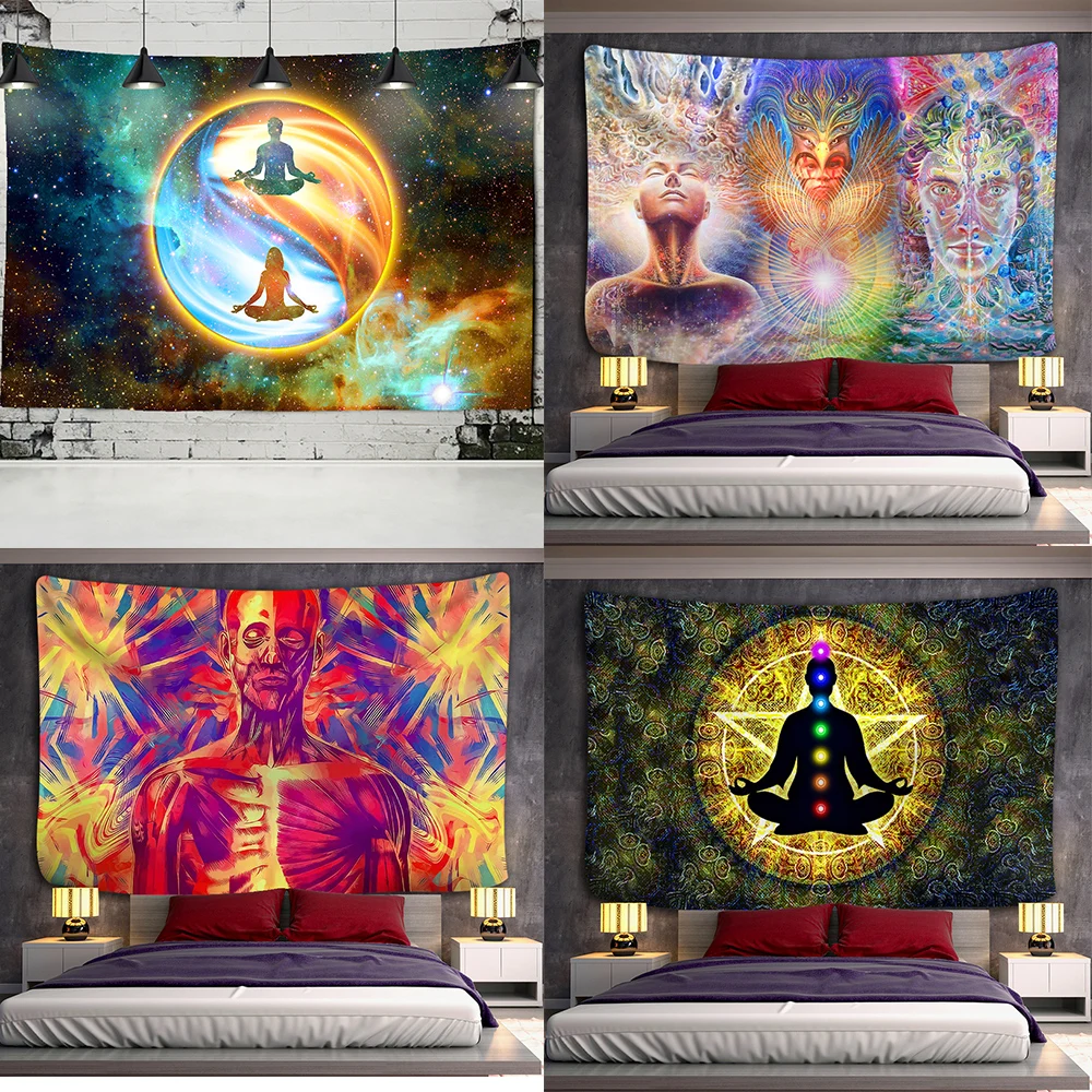Meditation Chakra Tapestry Customizable Indian Buddha Wall Decor Mandala Tapestry Witchcraft Bohemian Hippie Home Decor Yoga Mat
Meditation Chakra Tapestry Customizable Indian Buddha Wall Decor Mandala Tapestry Witchcraft Bohemian Hippie Home Decor Yoga Mat