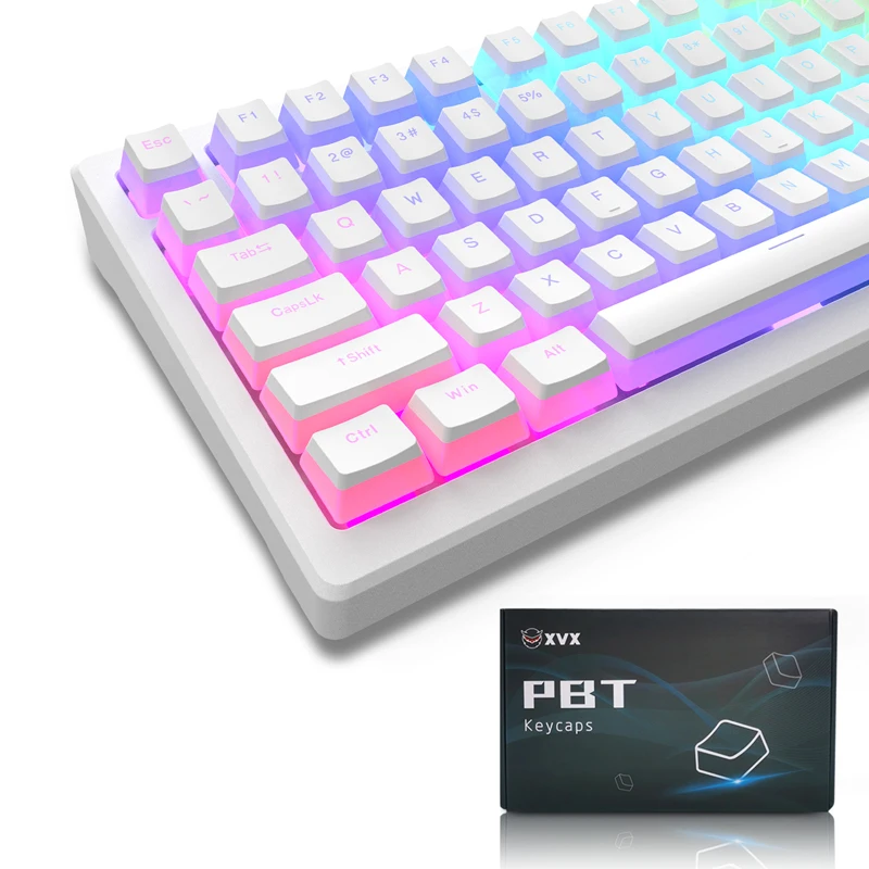 165 Keys WOB/BOW Pudding PBT Keycap OEM Profile Custom RGB Backlit Double Shot Keycap For Cherry MX Switch Mechanical Keyboard
165 Keys WOB/BOW Pudding PBT Keycap OEM Profile Custom RGB Backlit Double Shot Keycap For Cherry MX Switch Mechanical Keyboard