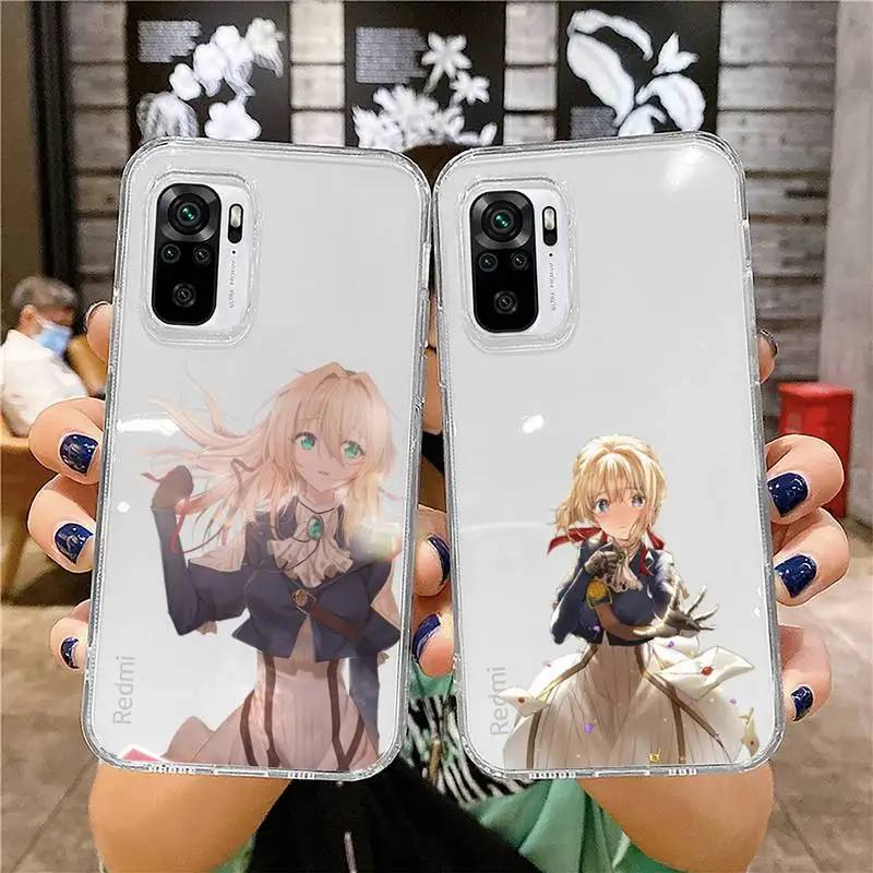 Japan anime Violet Evergarden Phone Case Transparent for Xiaomi redmi note x f poco 10 11 9 7 8 3 i t s pro cover shell coque
Japan anime Violet Evergarden Phone Case Transparent for Xiaomi redmi note x f poco 10 11 9 7 8 3 i t s pro cover shell coque