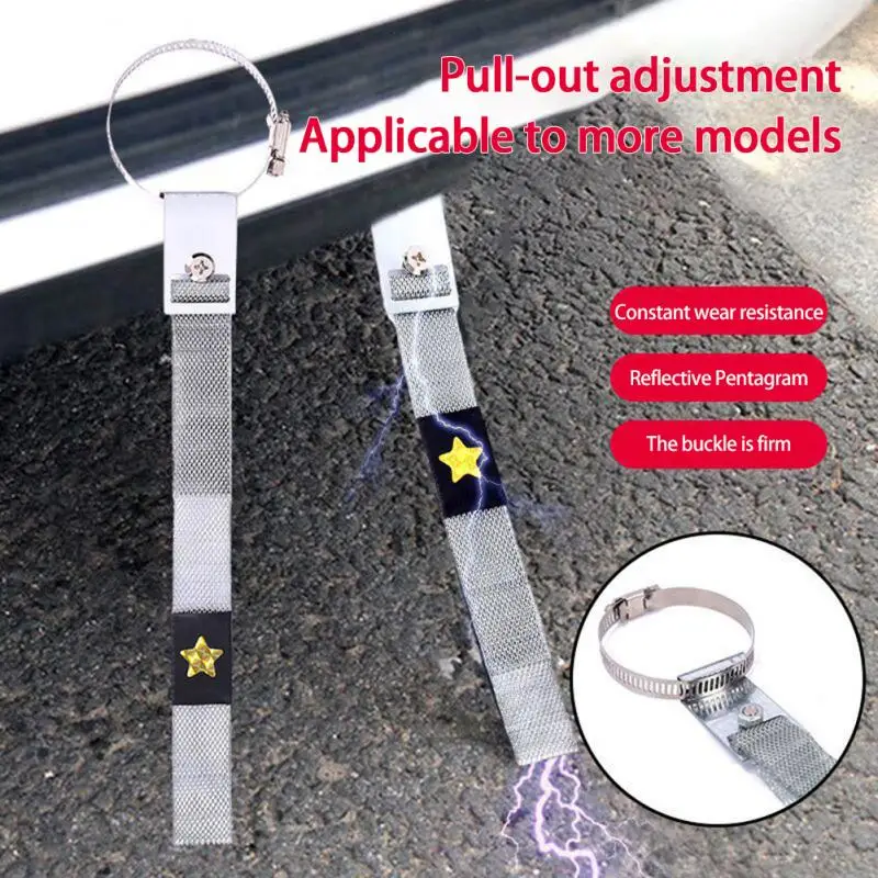 1PC Anti Static Belt Electrostatic Galvanized Iron Chain For Car Vehicle SUV Safe Ground Wire Strap Safe Driving Car Accessories
1PC Anti Static Belt Electrostatic Galvanized Iron Chain For Car Vehicle SUV Safe Ground Wire Strap Safe Driving Car Accessories