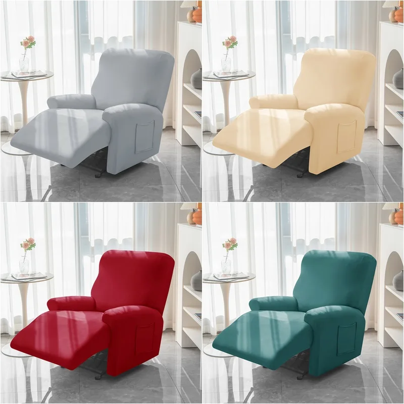 

1 Seater Recliner Sofa Cover for Living Room Spandex Relax Lazy Boy Armchair Slipcovers Elastic Reclining Chair Covers Protector