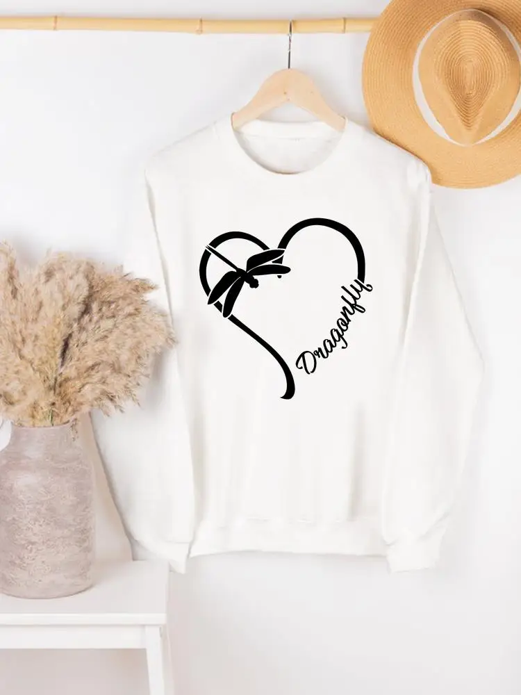 Clothing Woman Graphic Sweatshirts Fashion Spring Autumn Love Heart Trend Dragonfly Casual Hoodies Female Print Women Pullovers
Clothing Woman Graphic Sweatshirts Fashion Spring Autumn Love Heart Trend Dragonfly Casual Hoodies Female Print Women Pullovers