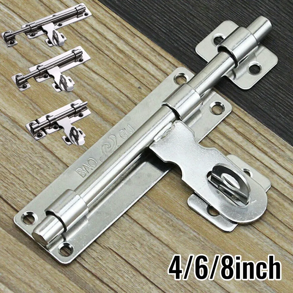 4/8inch Stainless Steel Slide Bolt Lock Gate Latch For Gates Fences Garage Shed Doors For Home Hardware Gate Safety Door Bolt
4/8inch Stainless Steel Slide Bolt Lock Gate Latch For Gates Fences Garage Shed Doors For Home Hardware Gate Safety Door Bolt