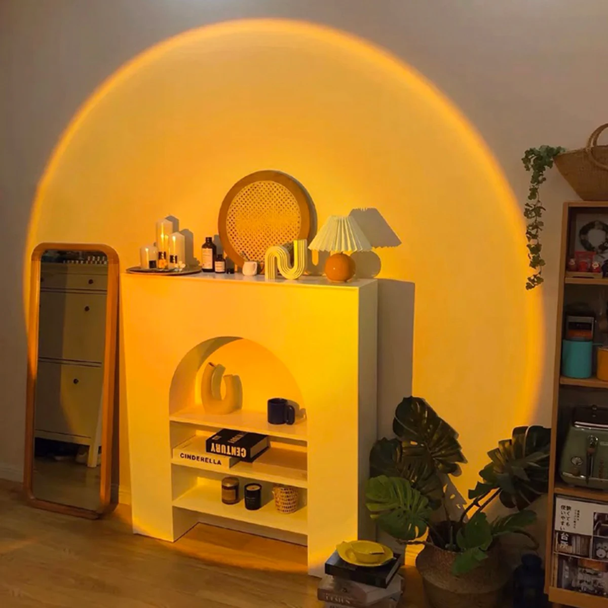 USB Powered Sunset Lamp Rainbow LED Night Light Atmosphere For Bedroom Background Wall Projector Home Decoration Floor Lamp
USB Powered Sunset Lamp Rainbow LED Night Light Atmosphere For Bedroom Background Wall Projector Home Decoration Floor Lamp