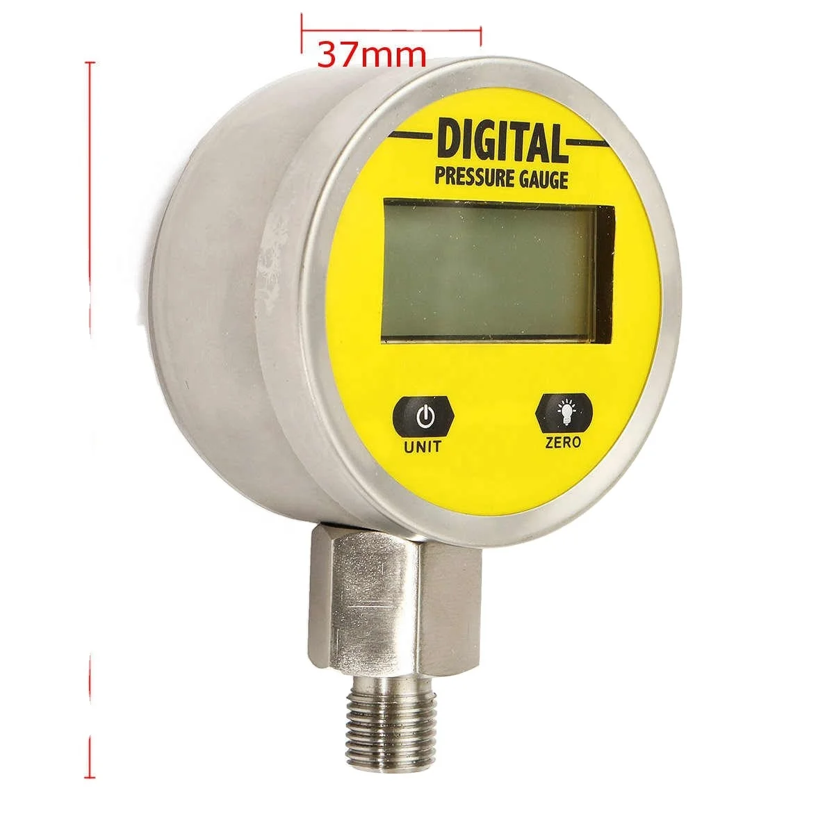 LCD Digital Display Pressure Gauge Oil Pressure Hydraulic Gauge Pressure Test Meter 3V 250BAR/25Mpa for Gas Water Oil
LCD Digital Display Pressure Gauge Oil Pressure Hydraulic Gauge Pressure Test Meter 3V 250BAR/25Mpa for Gas Water Oil