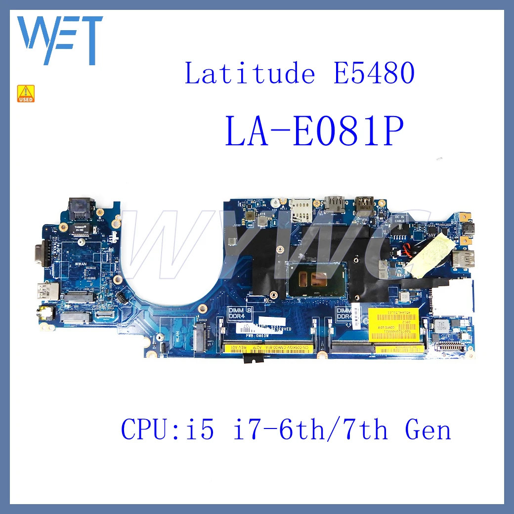 LA-E081P с i5 i7-6th/процессор 7-го поколения материнская плата для ноутбука для Dell Latitude 5480 E5480, материнская плата для ноутбука 100%, протестирована хорошо
LA-E081P с i5 i7-6th/процессор 7-го поколения материнская плата для ноутбука для Dell Latitude 5480 E5480, материнская плата для ноутбука 100%, протестирована хорошо