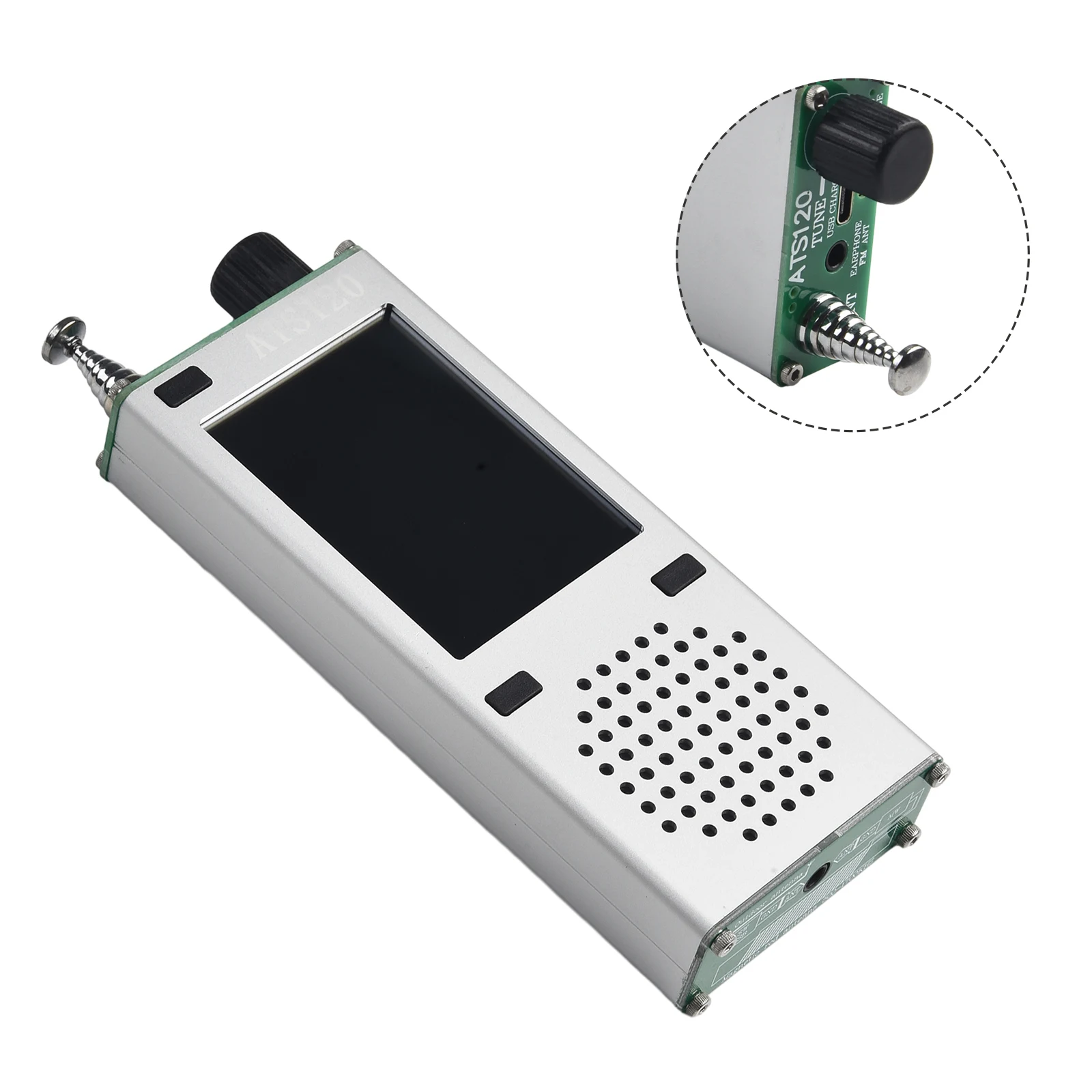 ATS120 FullBand HiFi Radio, FM/AM Radio with RDS Function, Portable and Affordabe, Built in 40mm Large Size Speaker
ATS120 FullBand HiFi Radio, FM/AM Radio with RDS Function, Portable and Affordabe, Built in 40mm Large Size Speaker