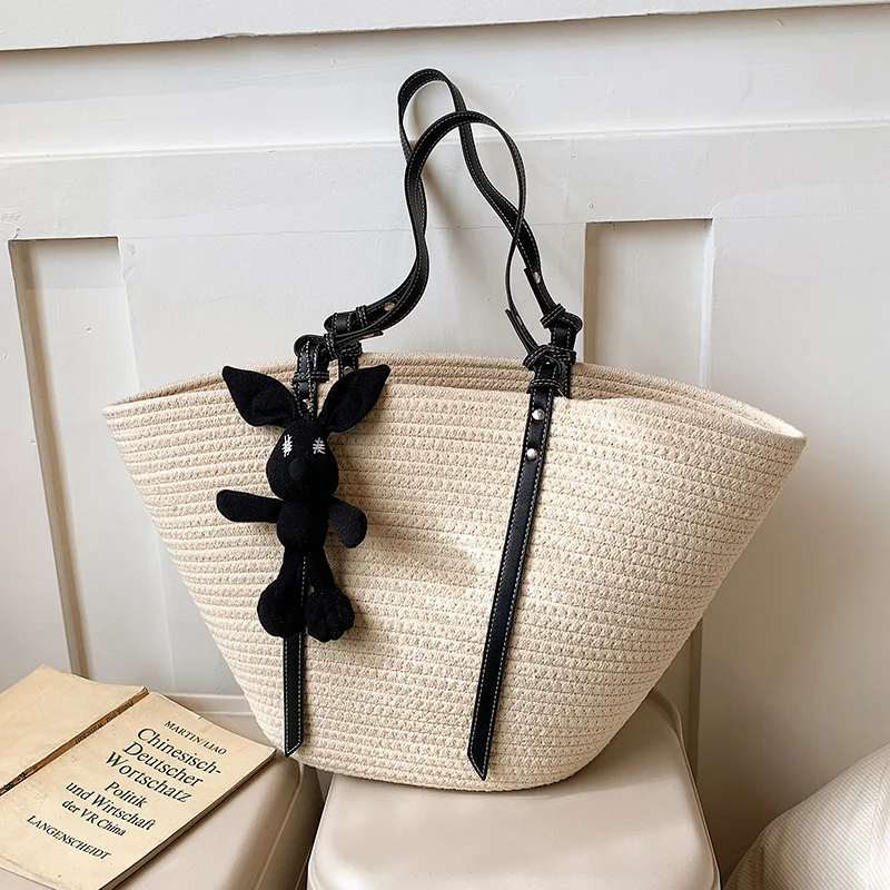 New Summer Large Capacity Straw Bag For Women Knitted Straw Bag Bohemia Top-handle Bag Travel Totes Bags Armpit Bag Shopping bag
New Summer Large Capacity Straw Bag For Women Knitted Straw Bag Bohemia Top-handle Bag Travel Totes Bags Armpit Bag Shopping bag