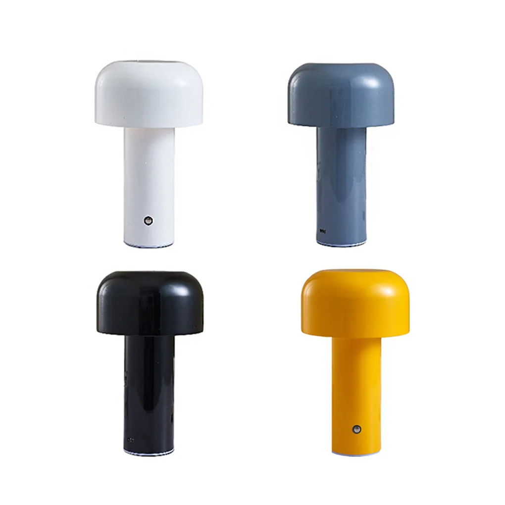 Mushroom Table Lamp Cordless Touch 3W Home Decor Three Color Dimmable Night-light Anti-slide Bottom for Party Decoration
Mushroom Table Lamp Cordless Touch 3W Home Decor Three Color Dimmable Night-light Anti-slide Bottom for Party Decoration