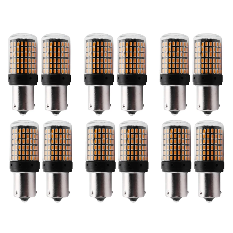 12Pcs Super Bright No Hyper Flash 1156 Canbus Car LED Light BAU15S P21W 144Smd 3014 Chips Car LED Turn Signal Tail Light
12Pcs Super Bright No Hyper Flash 1156 Canbus Car LED Light BAU15S P21W 144Smd 3014 Chips Car LED Turn Signal Tail Light