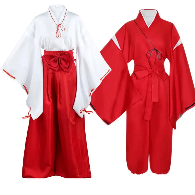Кимоно для косплея аниме Inuyasha Kikyo платье костюмы на Хэллоуин костюм Инуяша