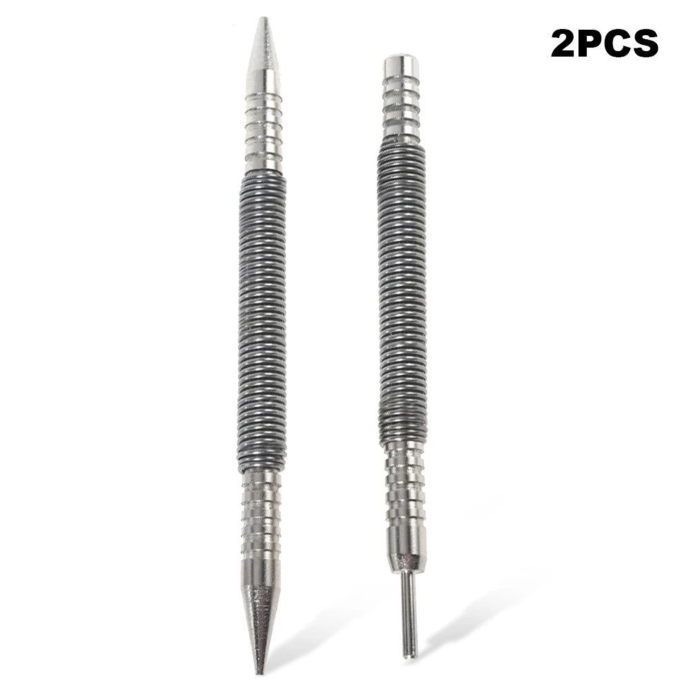 2pcs Spring Loaded Dual Head Wear Resistant Hinge Pin Punch Replacement Compact Marking Setter Hammerless Nail Set Carbon Steel
2pcs Spring Loaded Dual Head Wear Resistant Hinge Pin Punch Replacement Compact Marking Setter Hammerless Nail Set Carbon Steel