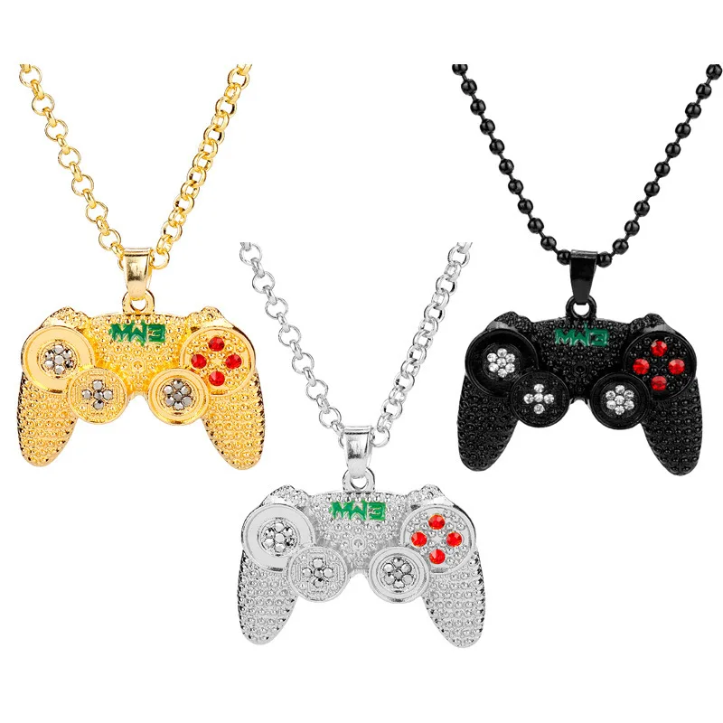 Game Console Handle Necklace Pendant Fashion Jewelry Hip Hop Sweater Chain Rhinestone Inlay Charm for Men and Women Neck Decor
Game Console Handle Necklace Pendant Fashion Jewelry Hip Hop Sweater Chain Rhinestone Inlay Charm for Men and Women Neck Decor