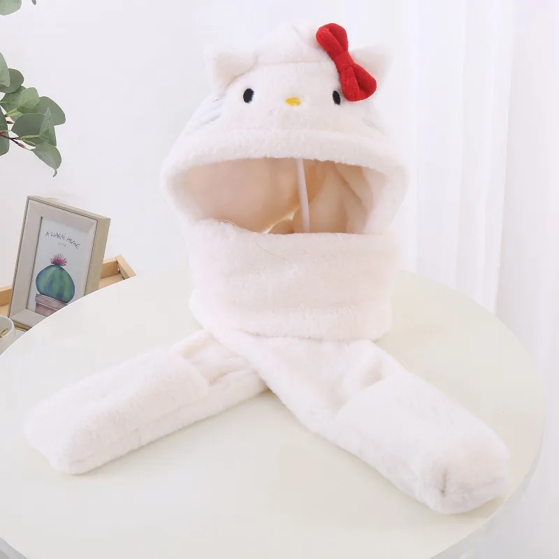 Sanrio Hello Kitty Autumn/Winter New Cartoon Hat Scarf Gloves Warm Plush Hat Cute LinaBell Outdoor Travel Fashion Everything
Sanrio Hello Kitty Autumn/Winter New Cartoon Hat Scarf Gloves Warm Plush Hat Cute LinaBell Outdoor Travel Fashion Everything