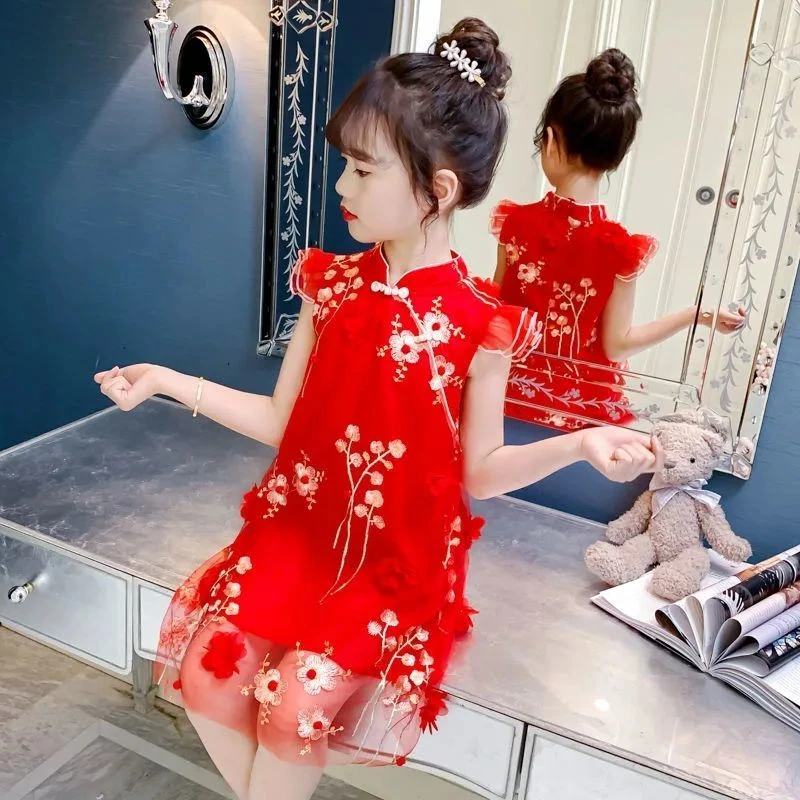 Kids Girl Cheongsam Dress Summer 2023 Baby Princess Dresses New Teenager Sleeveless Dress Children Party Clothes 10 To 12 Years
Kids Girl Cheongsam Dress Summer 2023 Baby Princess Dresses New Teenager Sleeveless Dress Children Party Clothes 10 To 12 Years