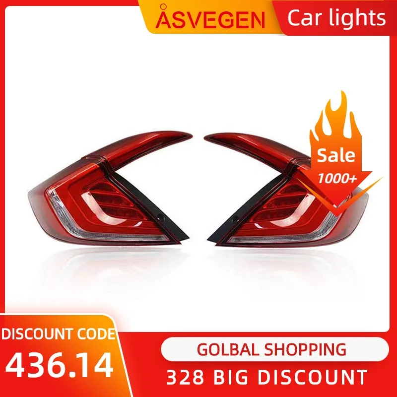 LED Tail Lights For Honda Civic Taillight 2016-2018 Car Accessories DRL Dynamic Turn Signal Lamps Fog Brake Reversing
LED Tail Lights For Honda Civic Taillight 2016-2018 Car Accessories DRL Dynamic Turn Signal Lamps Fog Brake Reversing