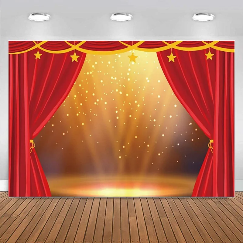 Theater Stage Backdrop Lights Photography Background Festival Celebration Happy Birthday Party Decoration Banner Children Adults
Theater Stage Backdrop Lights Photography Background Festival Celebration Happy Birthday Party Decoration Banner Children Adults