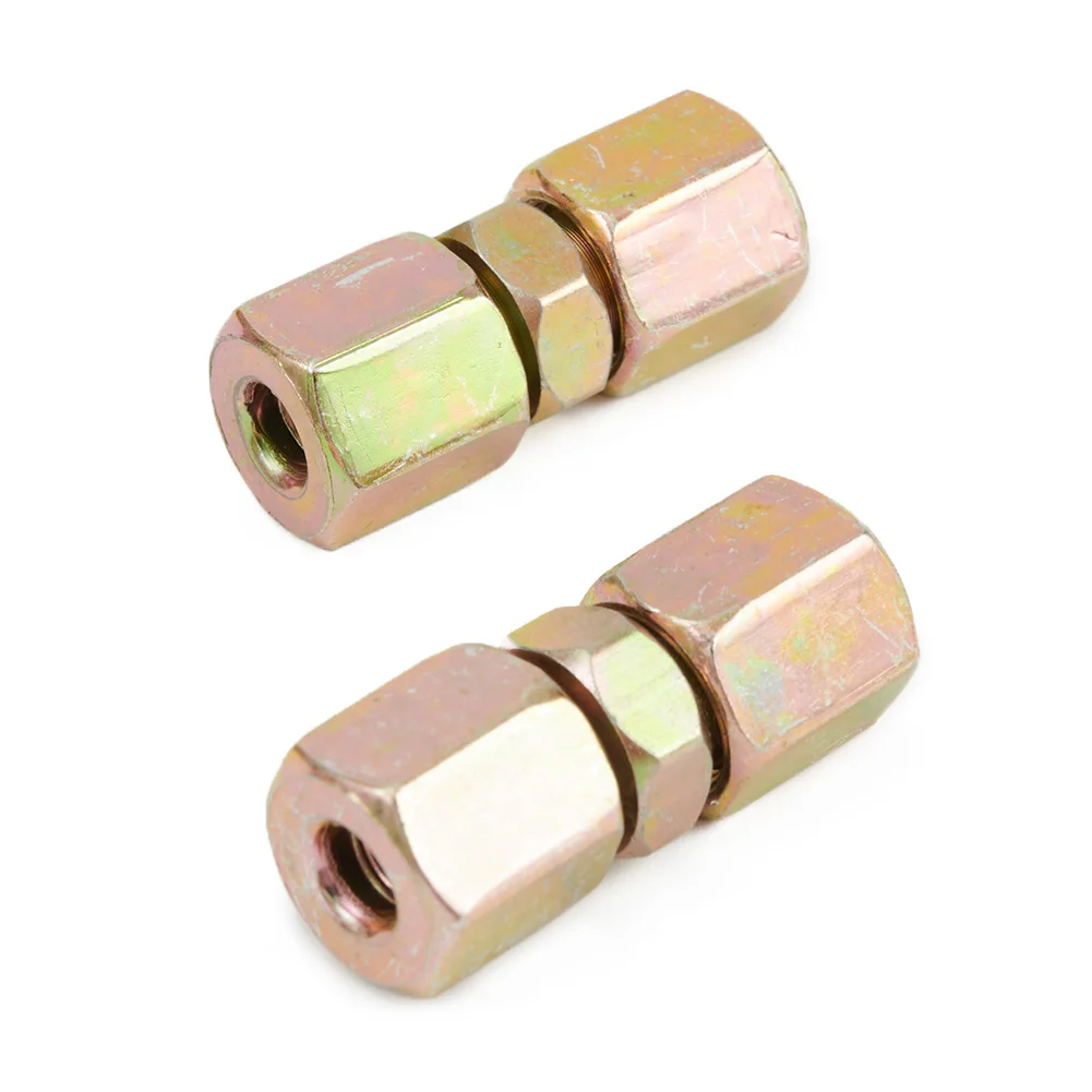 New Practical Durable Brake Pipe Unions Accessories Connectors Fittings For 3/16\" Pipe Inline Male + Female Nuts
New Practical Durable Brake Pipe Unions Accessories Connectors Fittings For 3/16\" Pipe Inline Male + Female Nuts