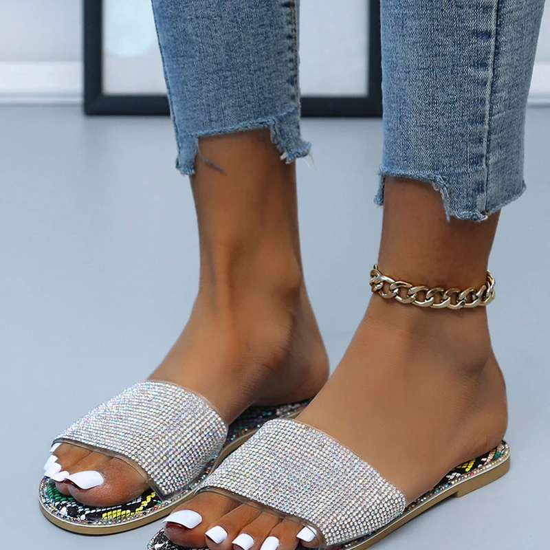Summer Slippers Women Shoes 2022 Woman Sandals Crystal Roman Flat Slippers Casual Beach Indoor&outdoor Shoes Sandales
Summer Slippers Women Shoes 2022 Woman Sandals Crystal Roman Flat Slippers Casual Beach Indoor&outdoor Shoes Sandales