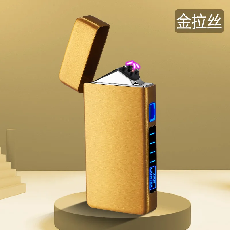 Dual Arc USB Charging Windproof Electric Lighter with LED Battery Display Mini Plasma Electronic Lighter Men's Gift
Dual Arc USB Charging Windproof Electric Lighter with LED Battery Display Mini Plasma Electronic Lighter Men's Gift
