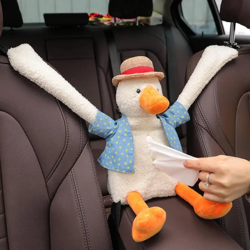 3D Duck Car Hanging Paper Napkin Tissue Box Portable Paper Package Case Armrest Box Hanging Napkin Paper Covers Car Supplies
3D Duck Car Hanging Paper Napkin Tissue Box Portable Paper Package Case Armrest Box Hanging Napkin Paper Covers Car Supplies