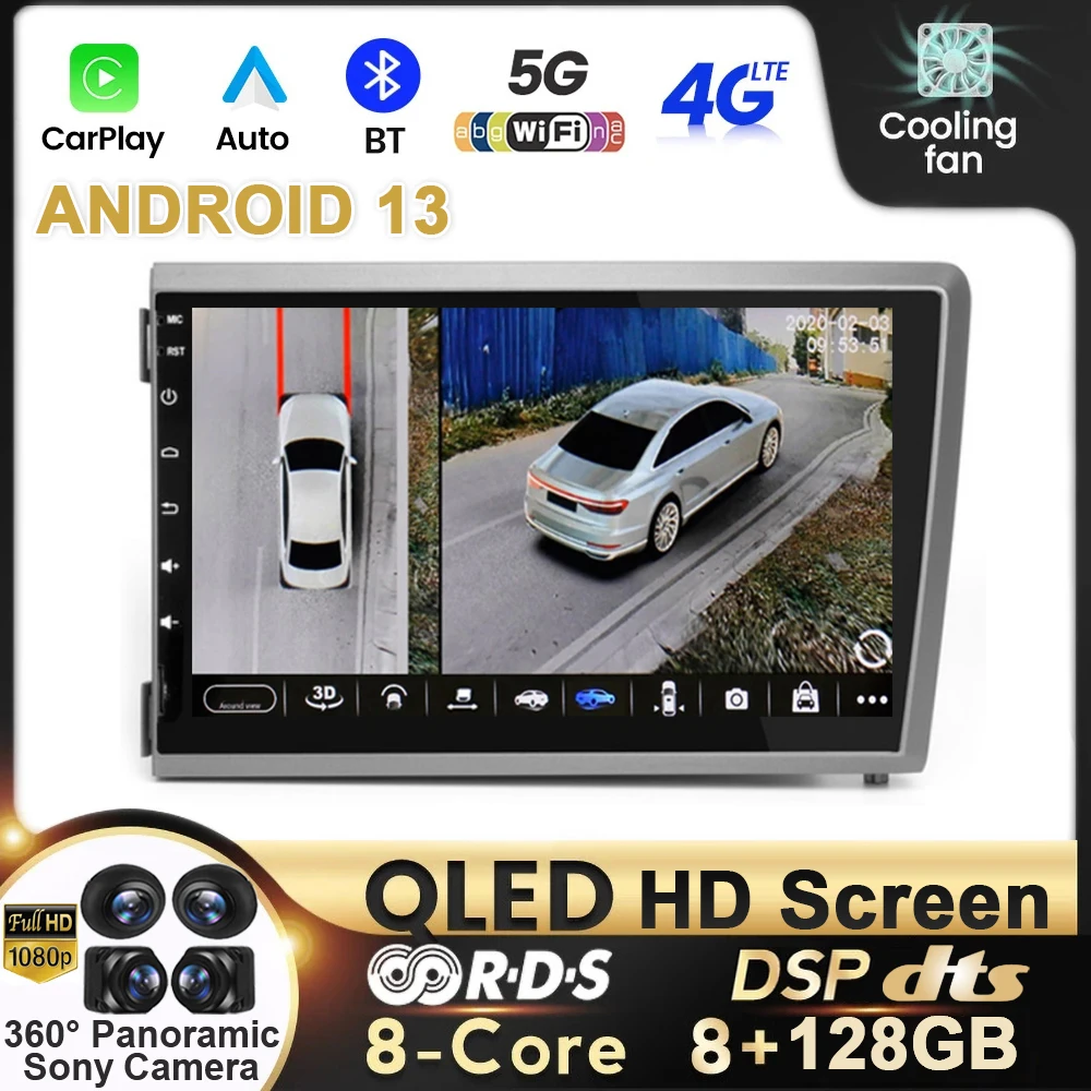 Android 13 8 + 128G для Volvo S60 V70 XC70 2000-2004 Автомагнитола стерео Мультимедийный видеоплеер GPS аудио Навигация BT Carplay авто
Android 13 8 + 128G для Volvo S60 V70 XC70 2000-2004 Автомагнитола стерео Мультимедийный видеоплеер GPS аудио Навигация BT Carplay авто