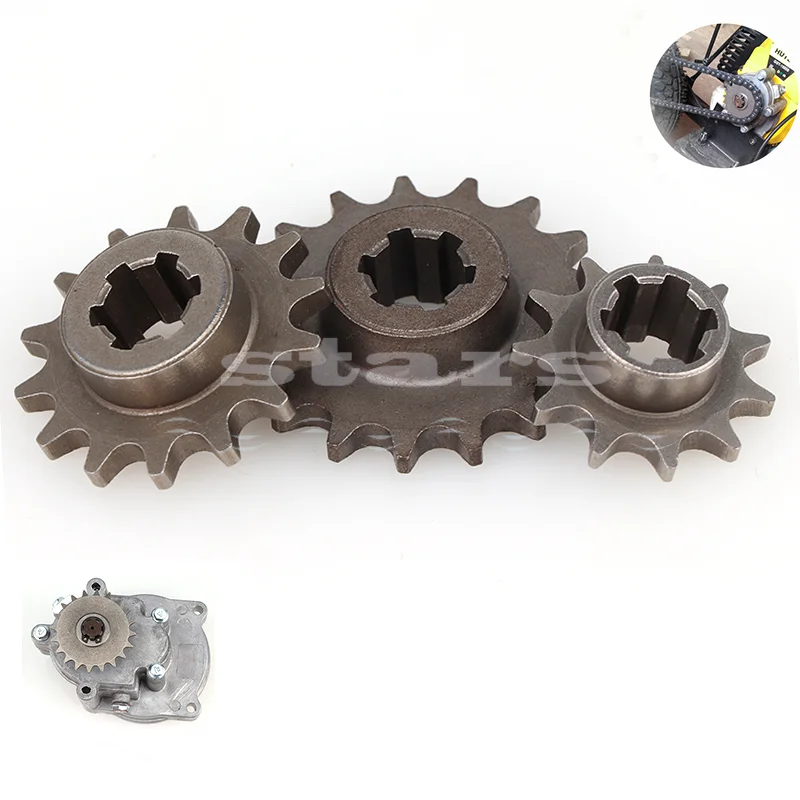 T8F 11T 13T 17T 20T Front Gear Box Sprocket Pinion Sprocket Chain Cog Metal For 47cc 49cc Minimoto ATV Mini Bike Moped Scooter
T8F 11T 13T 17T 20T Front Gear Box Sprocket Pinion Sprocket Chain Cog Metal For 47cc 49cc Minimoto ATV Mini Bike Moped Scooter