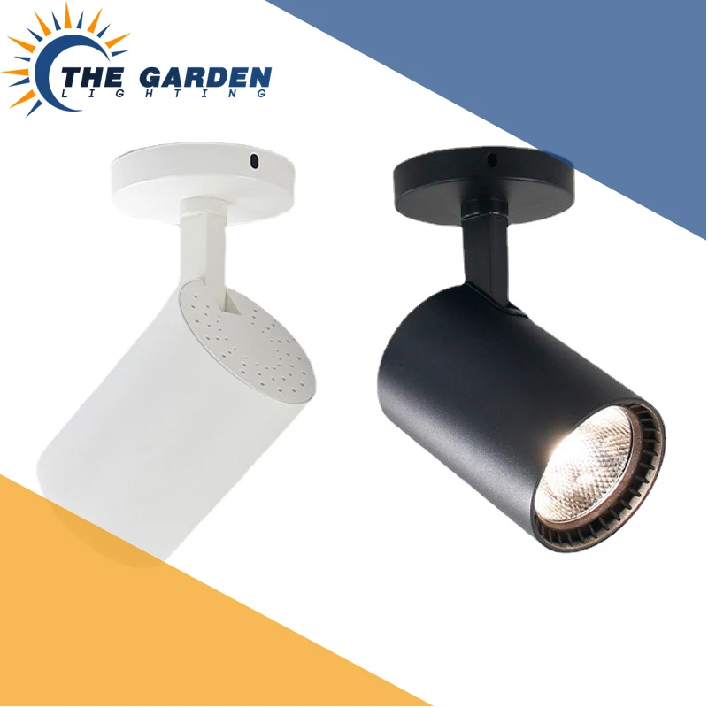 Surface Mounted Spotlight LED Ceiling Spot Light Downlight COB Light Source 10W 20W 30W Ceiling Lamp Clothes Store Lighting 
Surface Mounted Spotlight LED Ceiling Spot Light Downlight COB Light Source 10W 20W 30W Ceiling Lamp Clothes Store Lighting