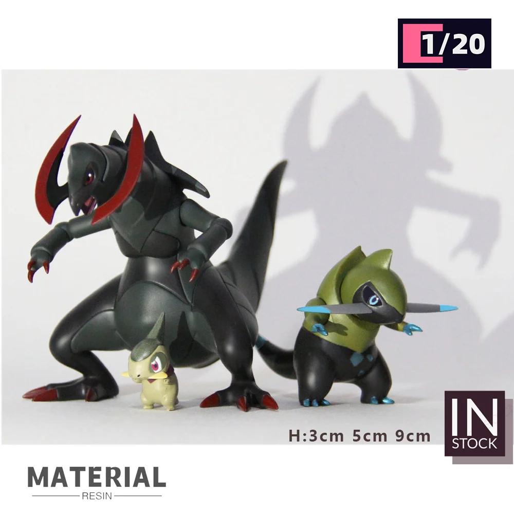 

[IN STOCK]1/20 Scale World Figure [UU Studio] - Axew & Fraxure & Haxorus Collection Gift TOYS