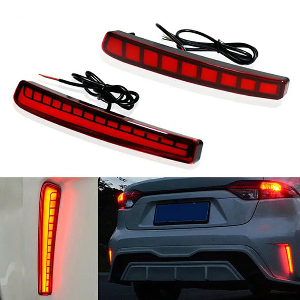 2pcs 12V LED Rear Bumper Reflector Turn Signal Light 200lm-300lm 5500K-6500K For Toyota For Corolla 2019- 2022
2pcs 12V LED Rear Bumper Reflector Turn Signal Light 200lm-300lm 5500K-6500K For Toyota For Corolla 2019- 2022